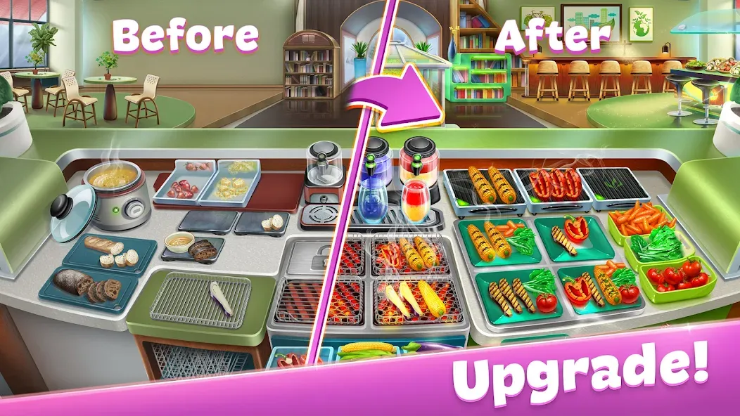 Взлом Cooking Fever: Restaurant Game  [МОД Mega Pack] — последняя версия apk на Андроид screen 4