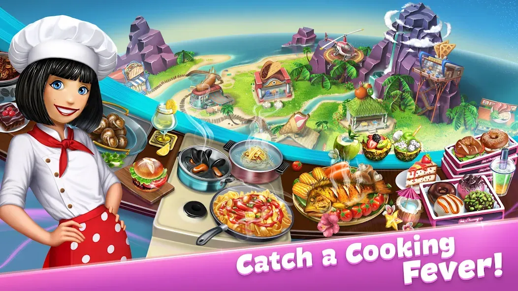 Взлом Cooking Fever: Restaurant Game  [МОД Mega Pack] — последняя версия apk на Андроид screen 5