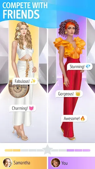 Взломанная Pocket Styler: Fashion Stars (Покет Стайлер)  [МОД Много монет] — последняя версия apk на Андроид screen 1