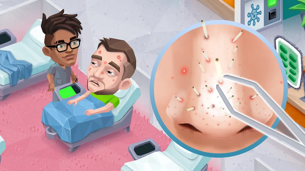 Скачать взлом Happy Clinic: Hospital Game  [МОД Menu] — полная версия apk на Андроид screen 3