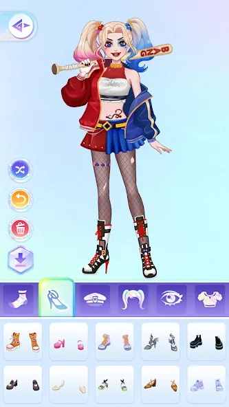 Скачать взломанную YoYa: Dress Up Fashion Girl (ЙоЯ)  [МОД Бесконечные монеты] — полная версия apk на Андроид screen 2