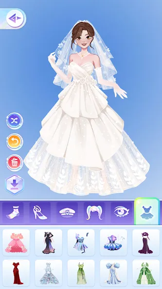 Скачать взломанную YoYa: Dress Up Fashion Girl (ЙоЯ)  [МОД Бесконечные монеты] — полная версия apk на Андроид screen 3