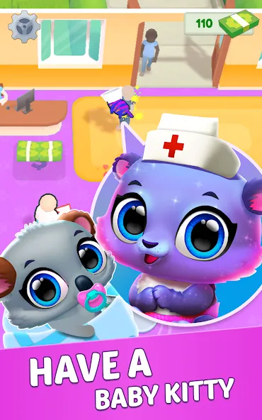 Скачать взломанную Cute Animals: Pet Doctor (Мрдж Кьют Энималс)  [МОД Много денег] — полная версия apk на Андроид screen 2