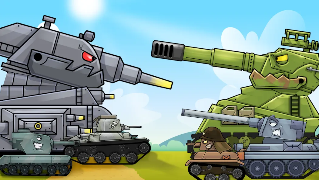 Взломанная Merge Master Tanks: Tank wars (Мерж Танки)  [МОД Много денег] — последняя версия apk на Андроид screen 1