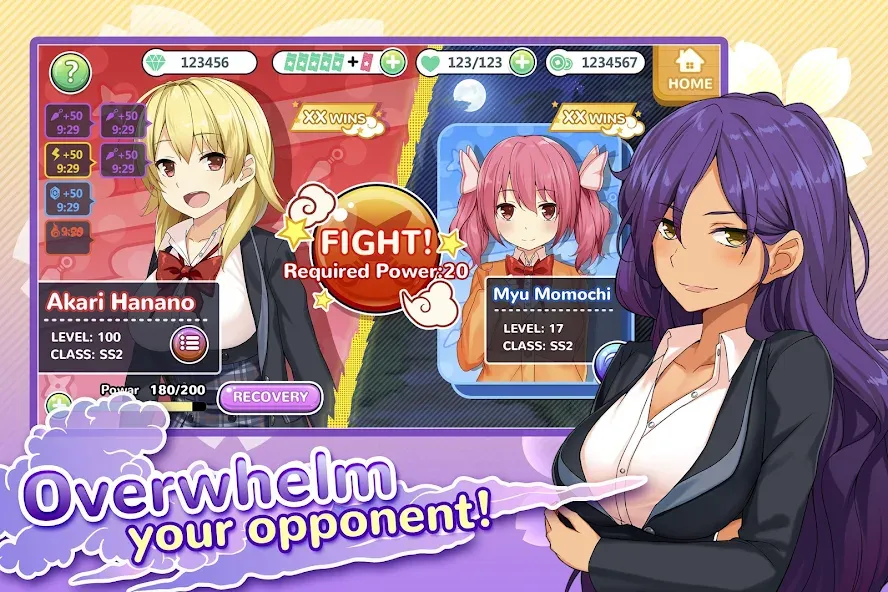 Взломанная Moe! Ninja Girls/Sexy School  [МОД Много денег] — полная версия apk на Андроид screen 5