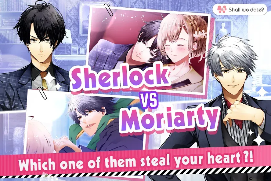 Взломанная Guard me, Sherlock! — otome  [МОД Unlimited Money] — последняя версия apk на Андроид screen 3