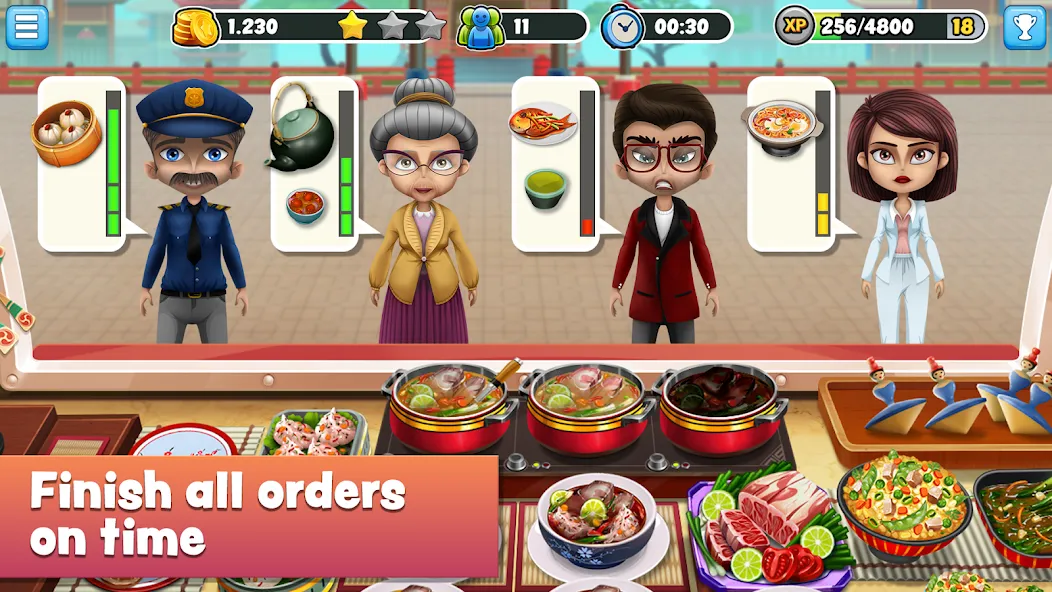 Скачать взломанную Food Truck Chef™ Cooking Games (Фуд Трак Шеф)  [МОД Mega Pack] — полная версия apk на Андроид screen 2