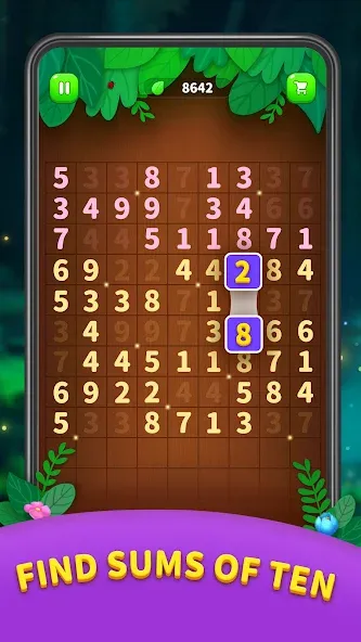 Скачать взломанную Number Match — Ten Pair Puzzle (Намбер Матч)  [МОД Menu] — стабильная версия apk на Андроид screen 2