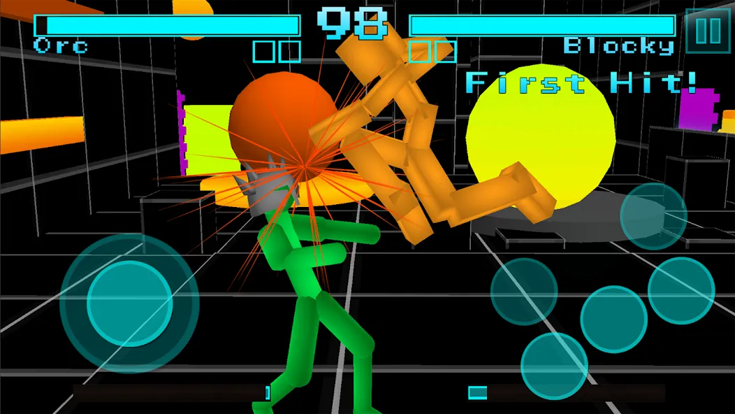 Взлом Stickman Fighting Neon Warrior  [МОД Бесконечные деньги] — стабильная версия apk на Андроид screen 3