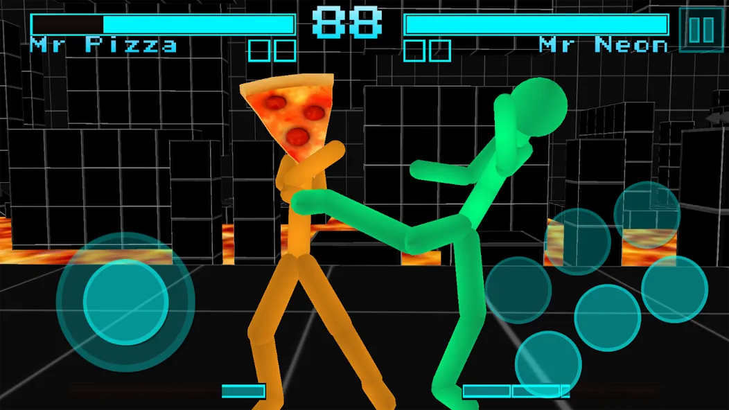 Взлом Stickman Fighting Neon Warrior  [МОД Бесконечные деньги] — стабильная версия apk на Андроид screen 4