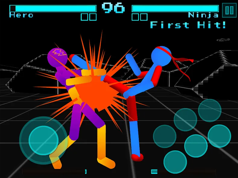 Взлом Stickman Fighting Neon Warrior  [МОД Бесконечные деньги] — стабильная версия apk на Андроид screen 5