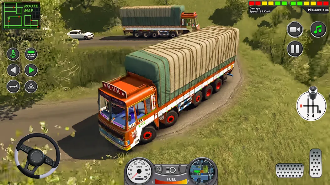 Взломанная Indian Heavy Truck Delivery 3D  [МОД Много денег] — полная версия apk на Андроид screen 3