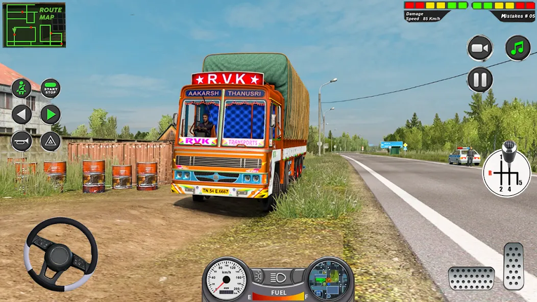 Взломанная Indian Heavy Truck Delivery 3D  [МОД Много денег] — полная версия apk на Андроид screen 5