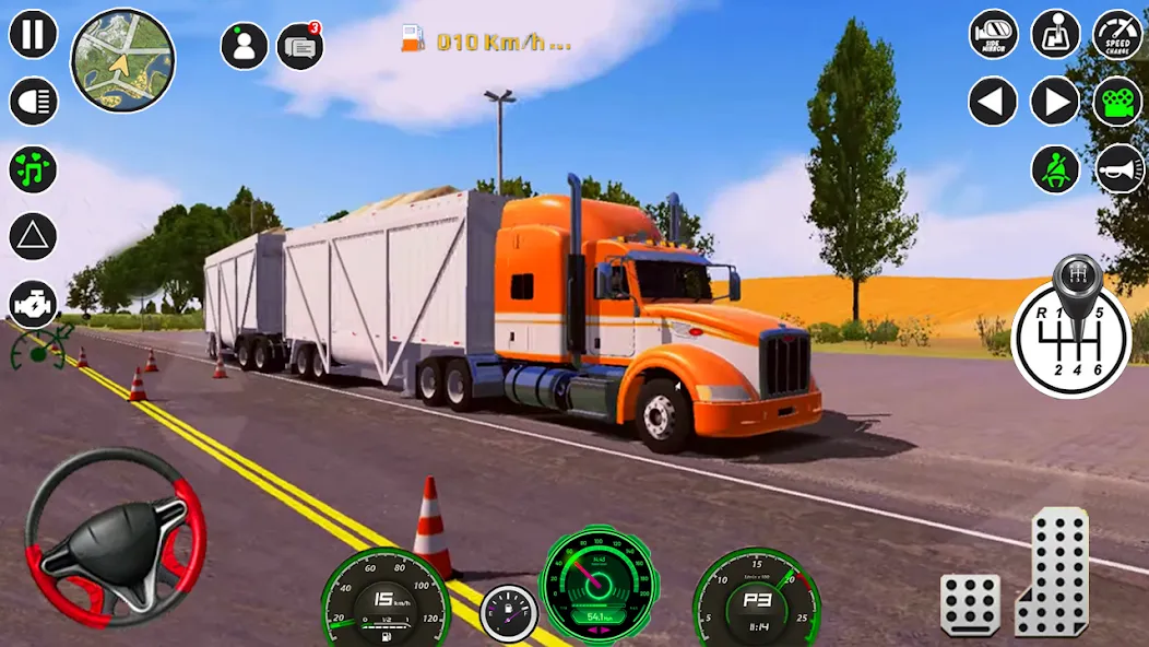 Взломанная American Cargo City Driving 3D  [МОД Unlocked] — стабильная версия apk на Андроид screen 2