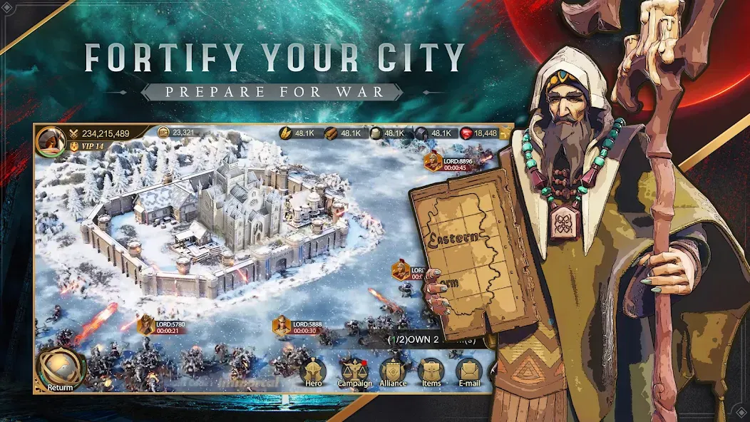 Взлом Land of Empires: Immortal (Лэнд оф Эмпайрс)  [МОД Unlimited Money] — полная версия apk на Андроид screen 2