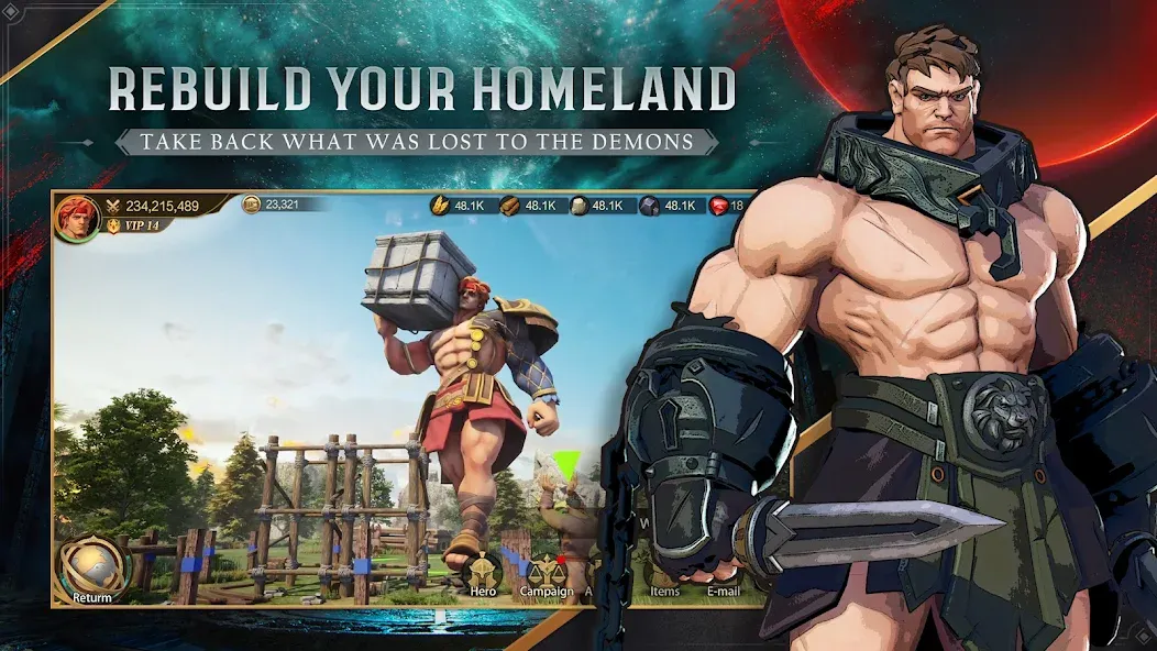 Взлом Land of Empires: Immortal (Лэнд оф Эмпайрс)  [МОД Unlimited Money] — полная версия apk на Андроид screen 5