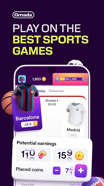 Взломанная Omada — Make Sport Social (Омада)  [МОД Unlocked] — полная версия apk на Андроид screen 1