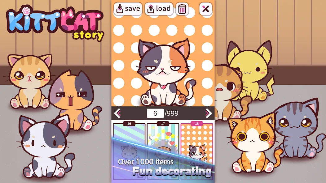 Взломанная KittCat Story : Cat Maker (Киткэт Стори)  [МОД Mega Pack] — стабильная версия apk на Андроид screen 4