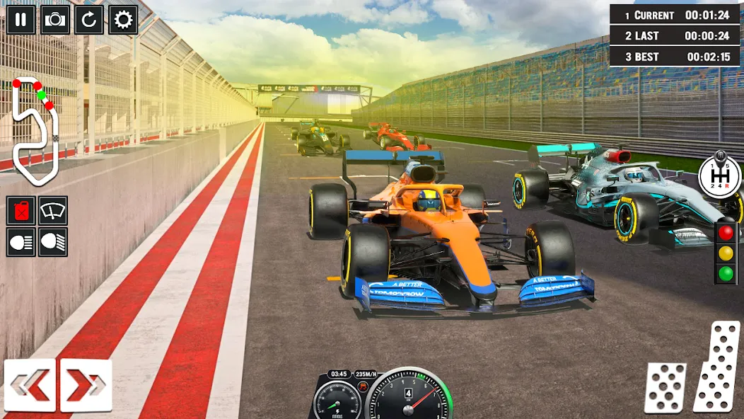 Скачать взломанную Formula Racing Car Racing Game  [МОД Unlimited Money] — полная версия apk на Андроид screen 1