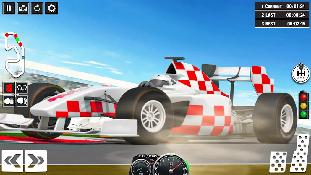 Скачать взломанную Formula Racing Car Racing Game  [МОД Unlimited Money] — полная версия apk на Андроид screen 4