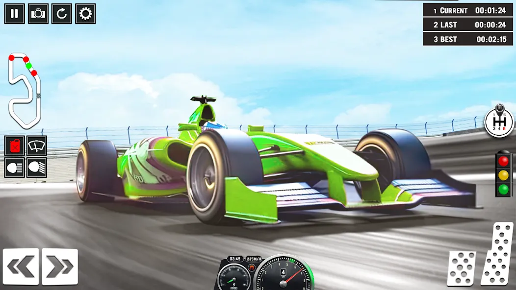 Скачать взломанную Formula Racing Car Racing Game  [МОД Unlimited Money] — полная версия apk на Андроид screen 5