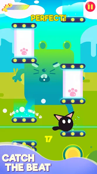 Скачать взломанную Cringe the Cat — Music Game  [МОД Menu] — последняя версия apk на Андроид screen 1