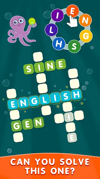 Скачать взлом Crossword out of the words  [МОД Mega Pack] — последняя версия apk на Андроид screen 3