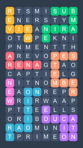 Скачать взломанную Word Search — Evolution Puzzle  [МОД Unlimited Money] — стабильная версия apk на Андроид screen 4