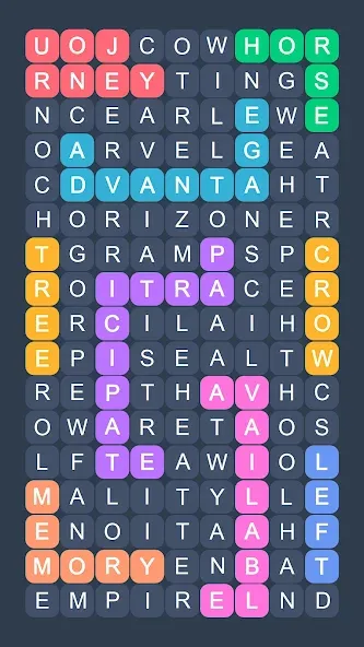 Скачать взломанную Word Search — Evolution Puzzle  [МОД Unlimited Money] — стабильная версия apk на Андроид screen 5