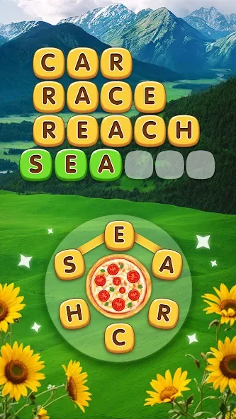 Взлом Word Pizza — Word Games  [МОД Menu] — полная версия apk на Андроид screen 1