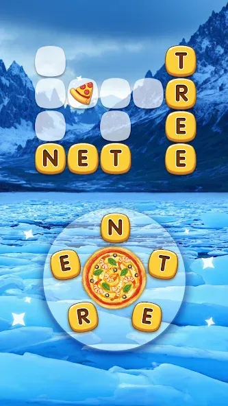 Взлом Word Pizza — Word Games  [МОД Menu] — полная версия apk на Андроид screen 2