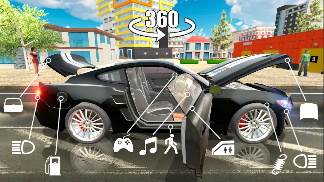 Скачать взломанную Car Simulator 2  [МОД Все открыто] — стабильная версия apk на Андроид screen 1