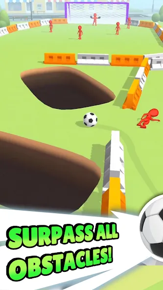 Скачать взломанную Crazy Kick! Fun Football game  [МОД Все открыто] — последняя версия apk на Андроид screen 4