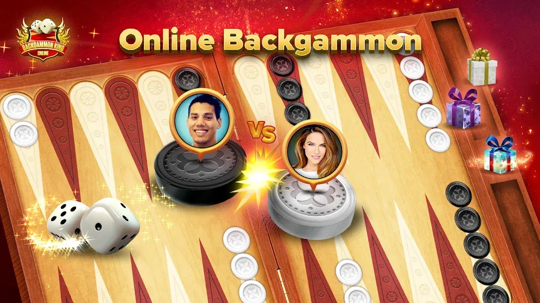 Взлом Backgammon King Online  [МОД Unlocked] — стабильная версия apk на Андроид screen 1