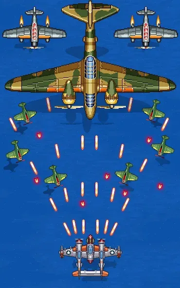 Взломанная 1945 Air Force: Airplane games (тысяча девятьсот сорок пять)  [МОД Menu] — полная версия apk на Андроид screen 3