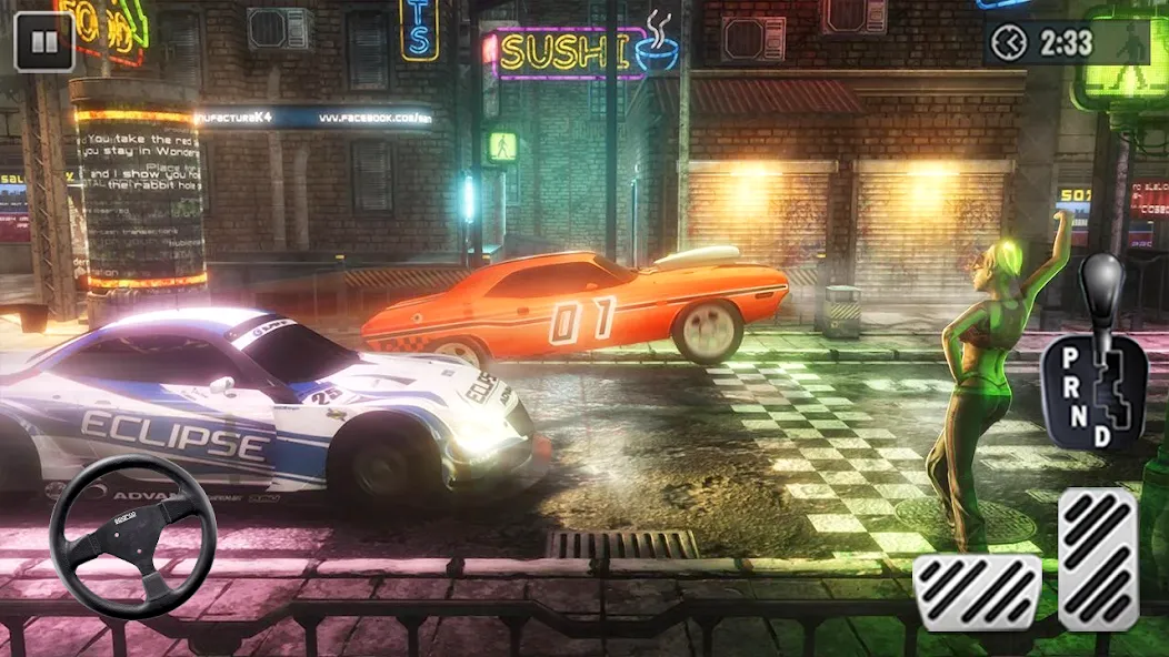 Взлом Extreme Car Drag Racing (Экстремальные гонки драгстеров)  [МОД Unlocked] — полная версия apk на Андроид screen 5