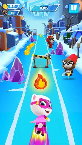 Взлом Talking Tom Hero Dash  [МОД Меню] — стабильная версия apk на Андроид screen 4