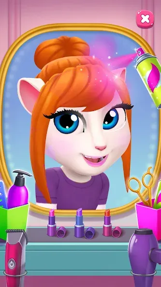 Взлом My Talking Angela 2  [МОД Много монет] — полная версия apk на Андроид screen 2