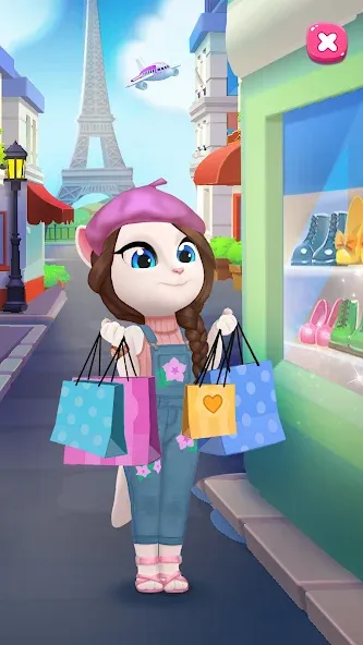 Взлом My Talking Angela 2  [МОД Много монет] — полная версия apk на Андроид screen 4