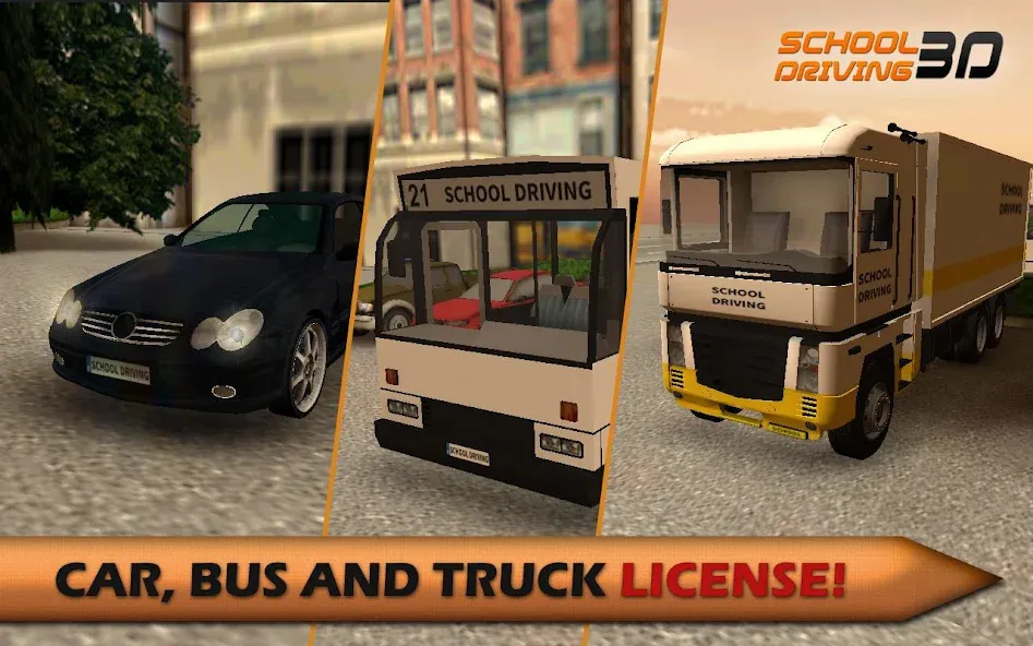 Взломанная School Driving 3D (Скул Драйвинг 3Д)  [МОД Unlimited Money] — стабильная версия apk на Андроид screen 3