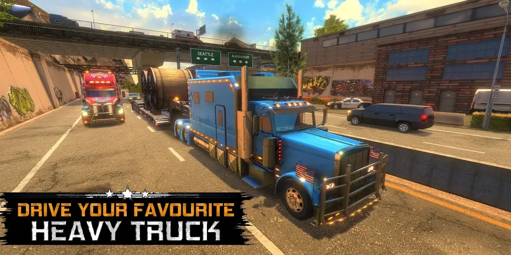 Взломанная Truck Simulator USA Revolution (Трак Симулятор США Революция)  [МОД Mega Pack] — стабильная версия apk на Андроид screen 1