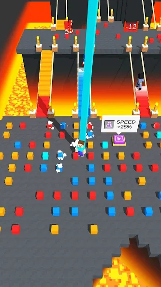 Взлом Craft Bridge Race (Крафт Бридж Рейс)  [МОД Много монет] — стабильная версия apk на Андроид screen 3