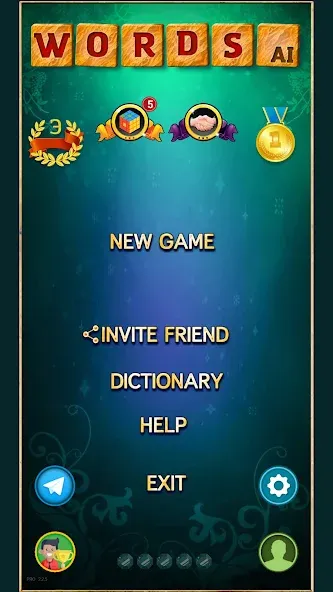 Скачать взломанную Word Game: Friends Offline  [МОД Бесконечные монеты] — последняя версия apk на Андроид screen 3