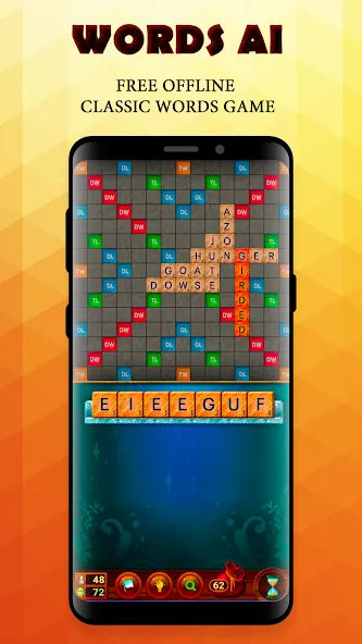 Взломанная Words AI Friends Classic  [МОД Mega Pack] — стабильная версия apk на Андроид screen 1