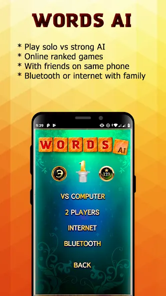 Взломанная Words AI Friends Classic  [МОД Mega Pack] — стабильная версия apk на Андроид screen 2