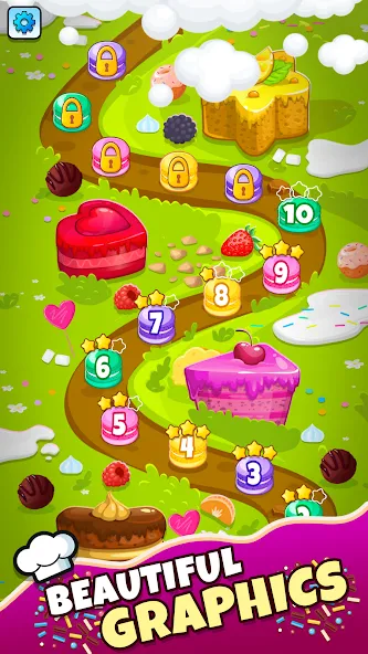 Скачать взломанную Piece of Cake!  [МОД Много монет] — полная версия apk на Андроид screen 2