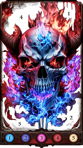 Взлом Dark, Horror Color by Number  [МОД Бесконечные монеты] — стабильная версия apk на Андроид screen 2