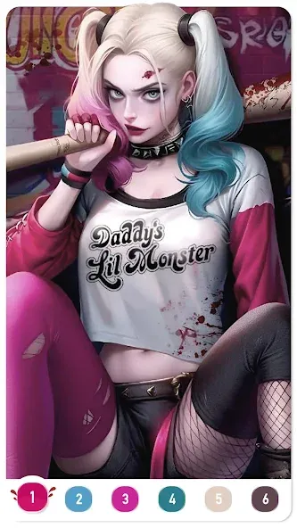 Скачать взломанную Clown Color, Paint by number  [МОД Бесконечные деньги] — последняя версия apk на Андроид screen 1