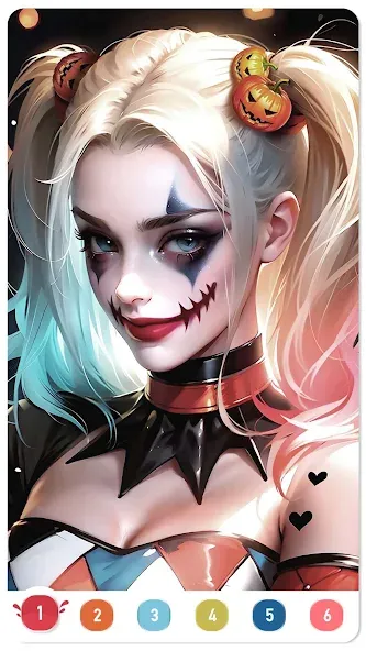 Скачать взломанную Clown Color, Paint by number  [МОД Бесконечные деньги] — последняя версия apk на Андроид screen 2