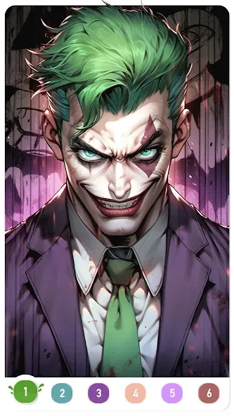 Скачать взломанную Clown Color, Paint by number  [МОД Бесконечные деньги] — последняя версия apk на Андроид screen 3